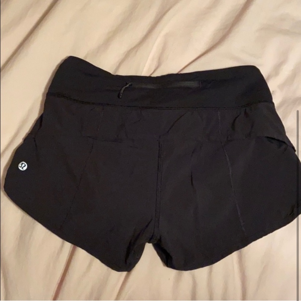 THREE PAIRS Black Lululemon size 2 shorts